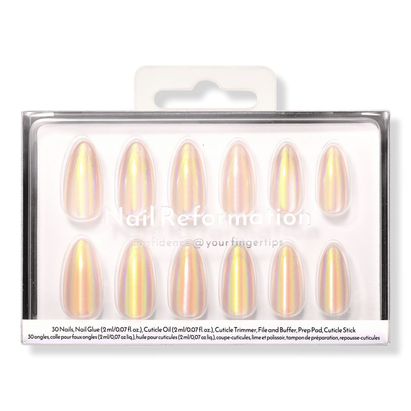 Party Glass Press On Nails