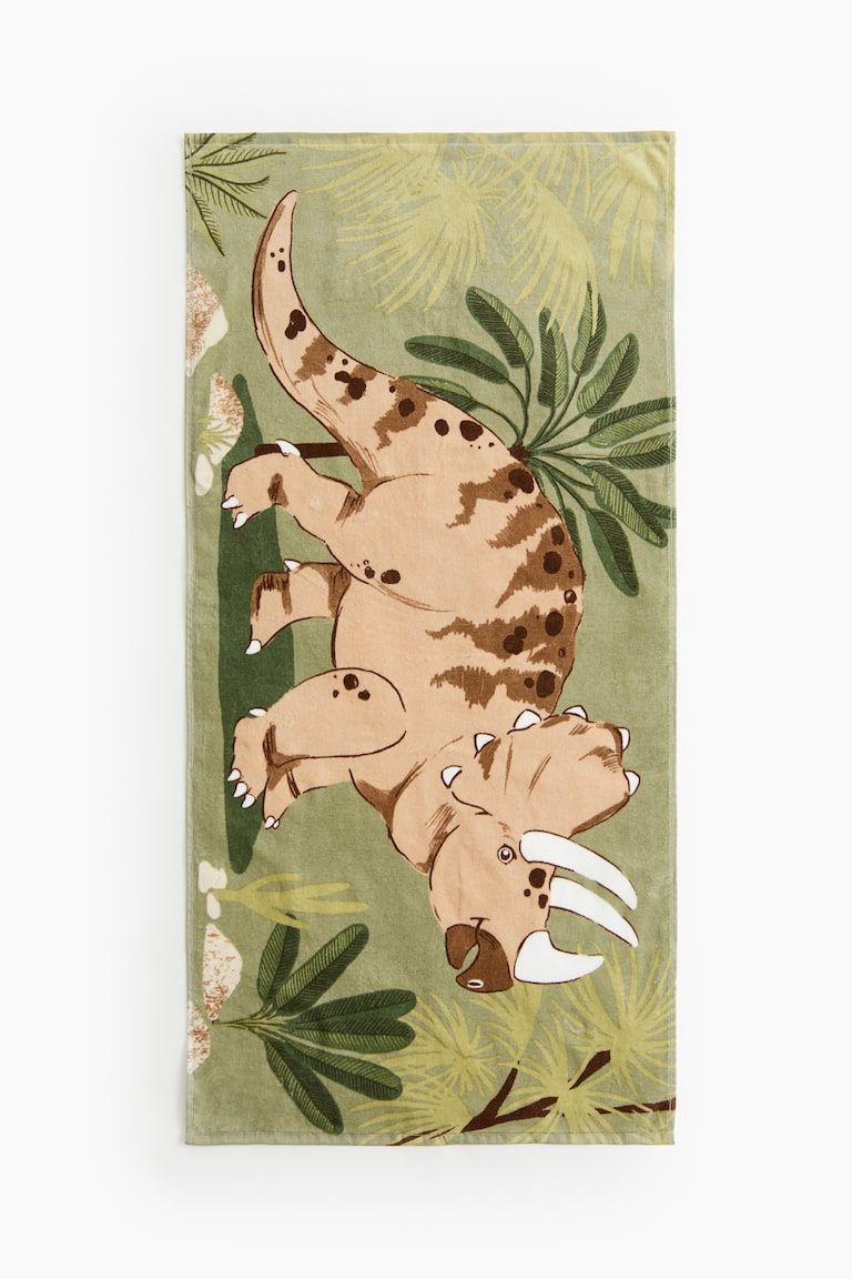 Patterned Bath Towel