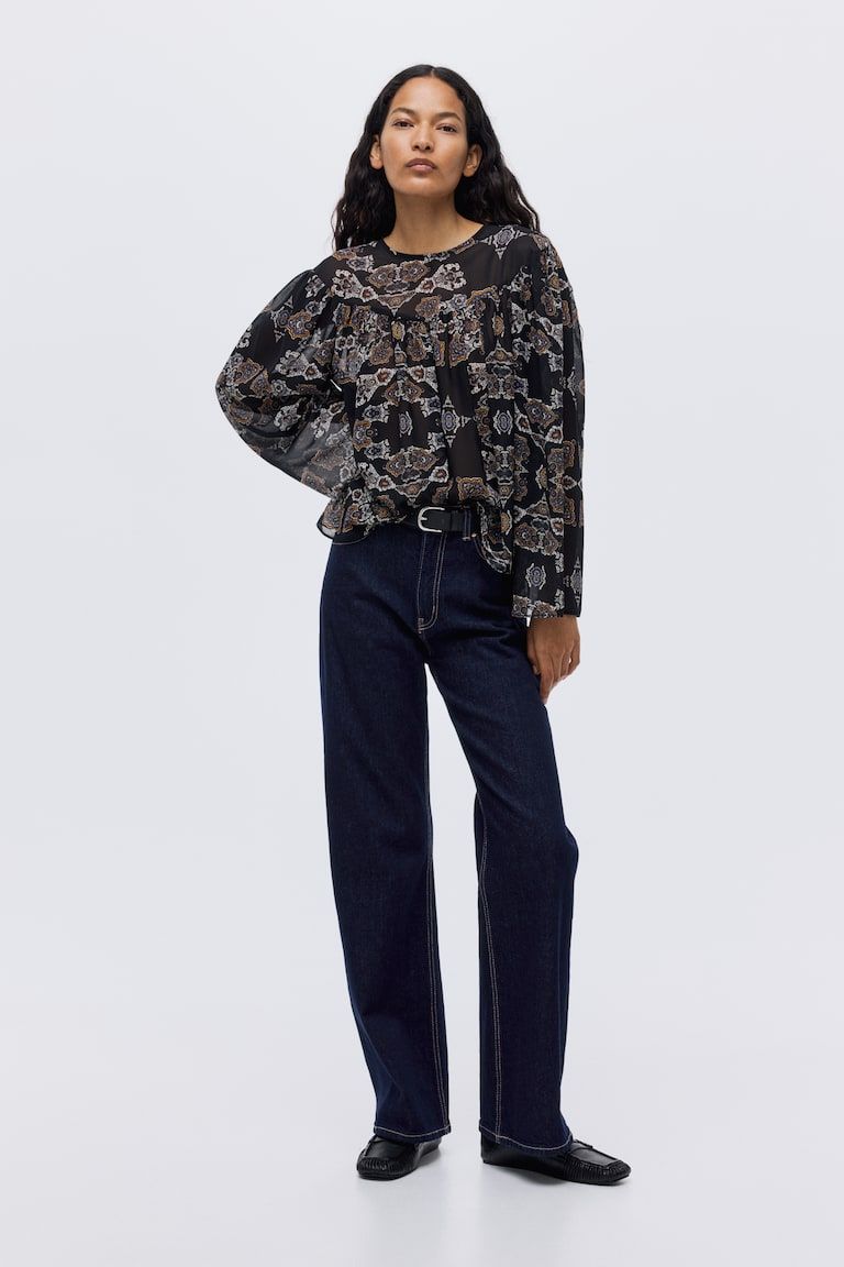 Patterned Blouse