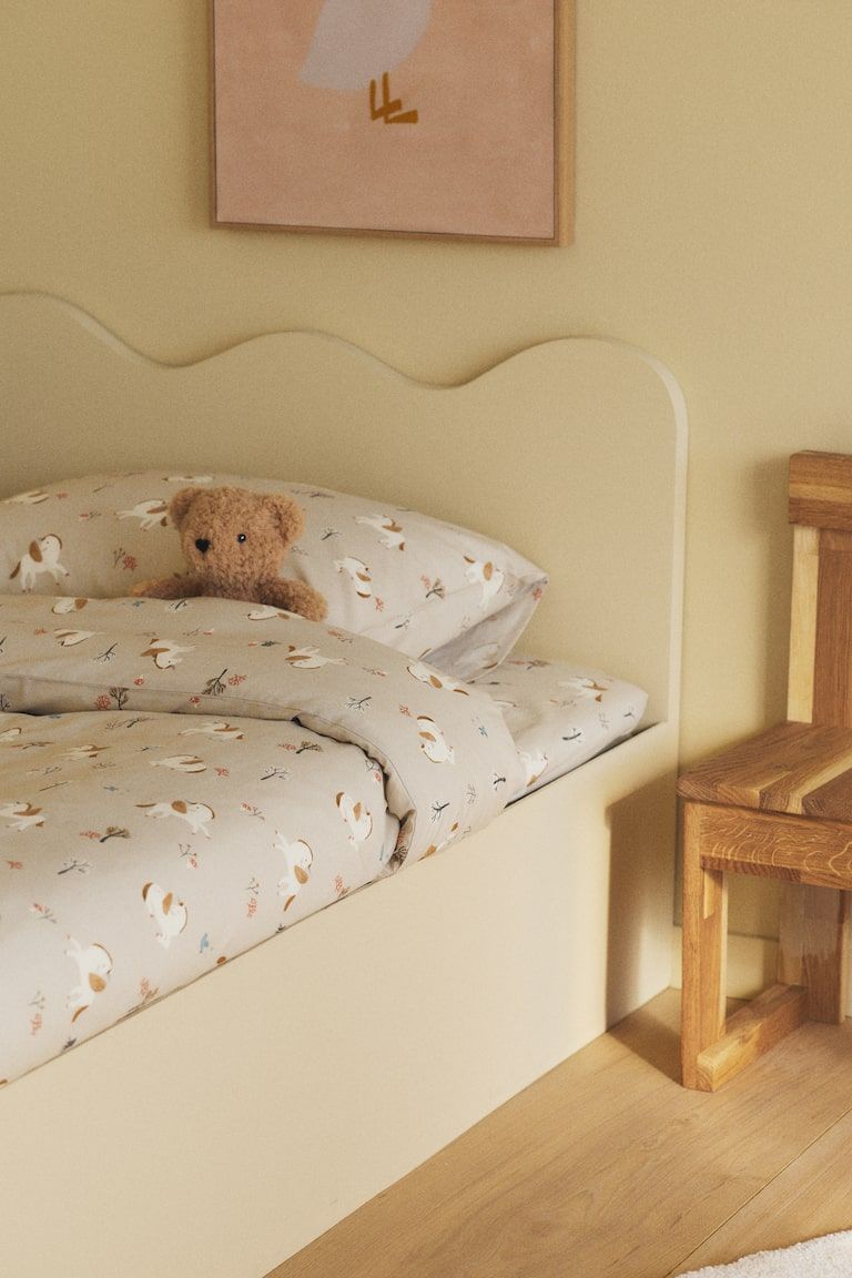 Patterned Cotton Duvet Cover Set