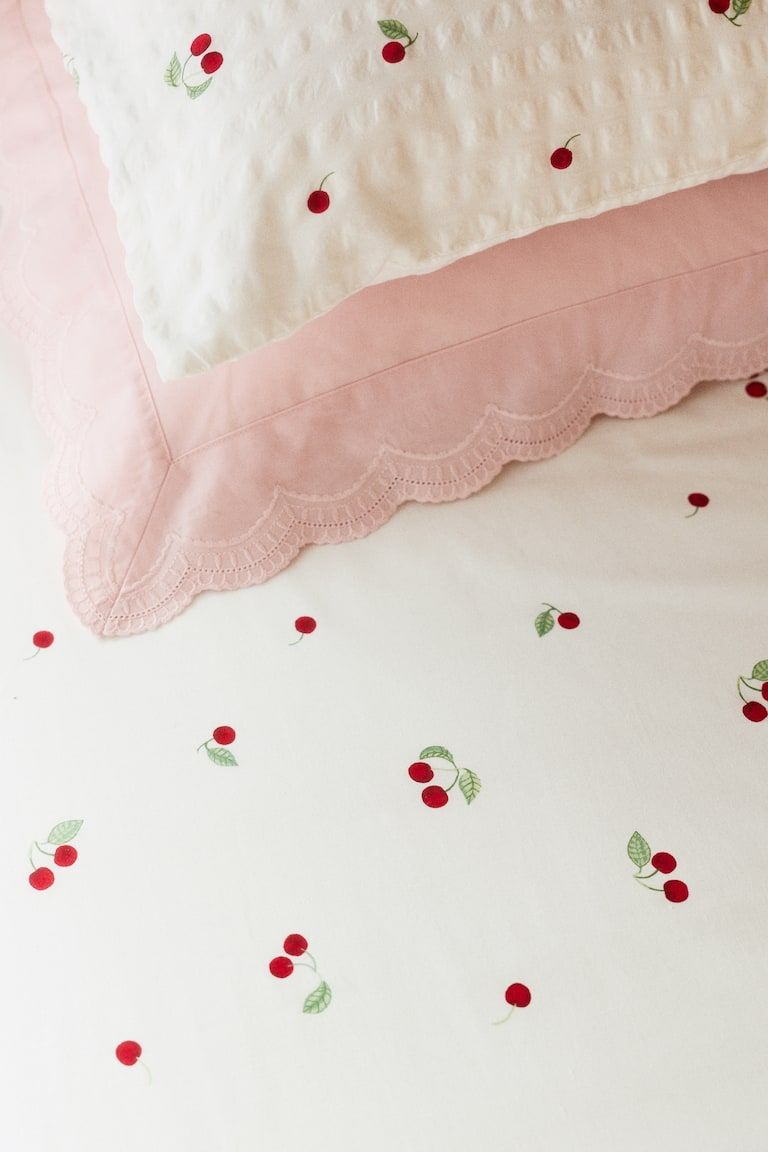 Patterned Cotton Fitted Sheet