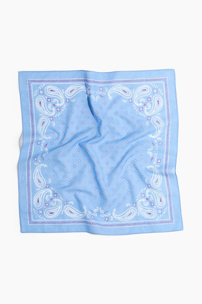 Patterned Cotton Scarf