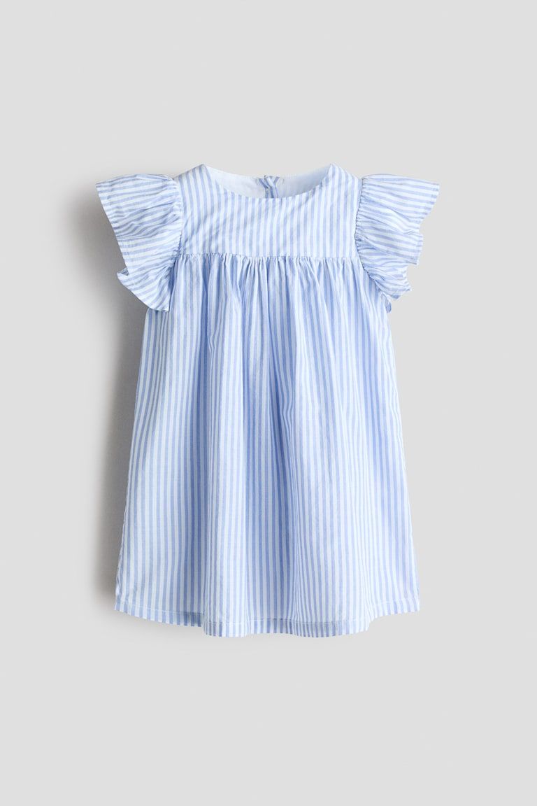 Patterned Empire-Waist Dress