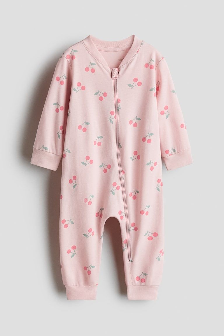 Patterned Pajama Jumpsuit