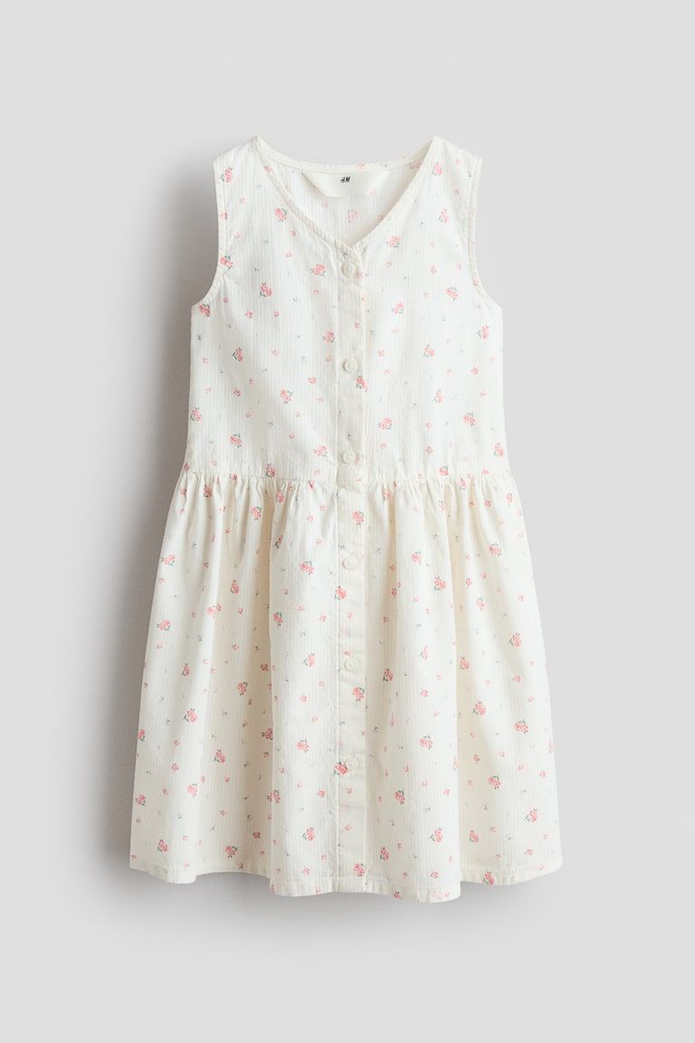 Patterned Seersucker Dress