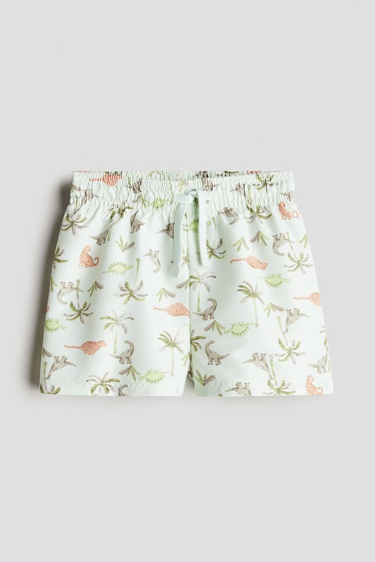 Patterned Swim Shorts