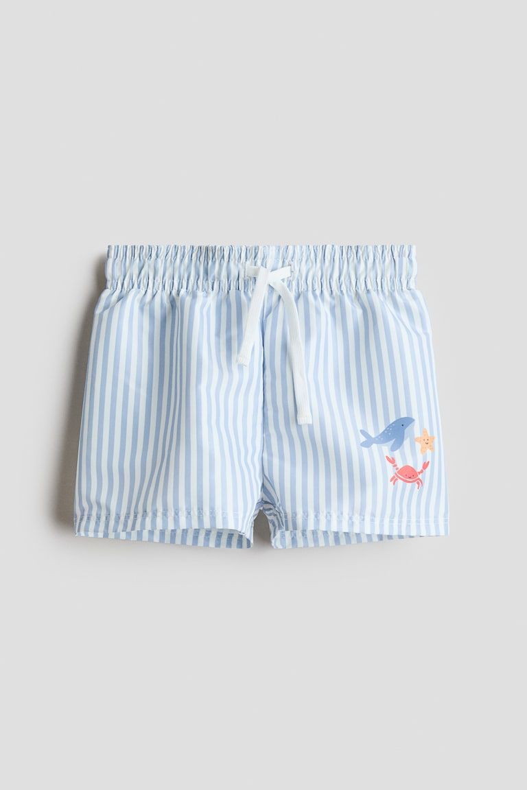 Patterned Swim Shorts
