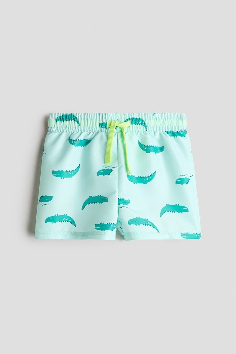 Patterned Swim Shorts