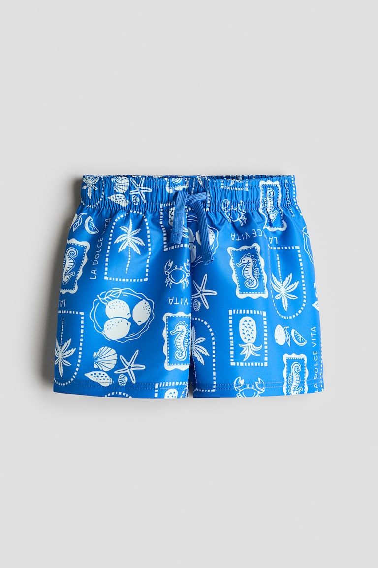 Patterned Swim Shorts