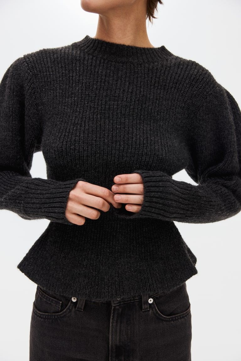 Peplum jumper