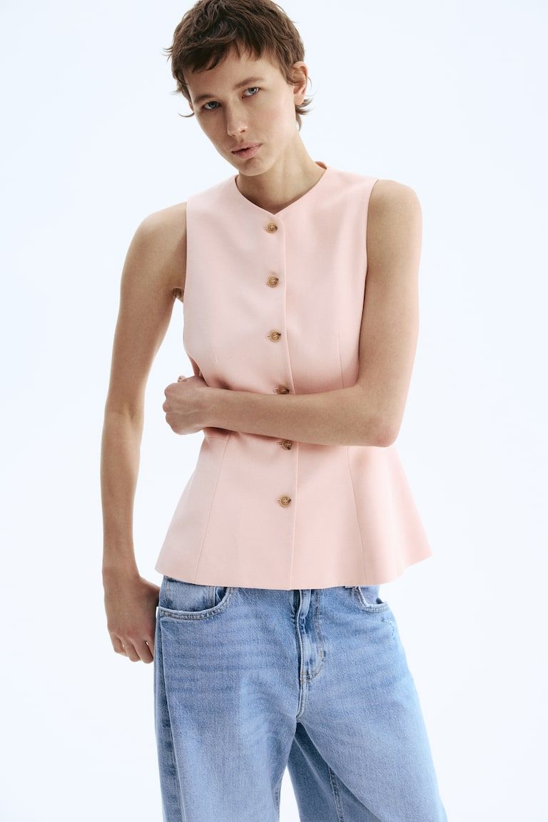 Peplum Vest