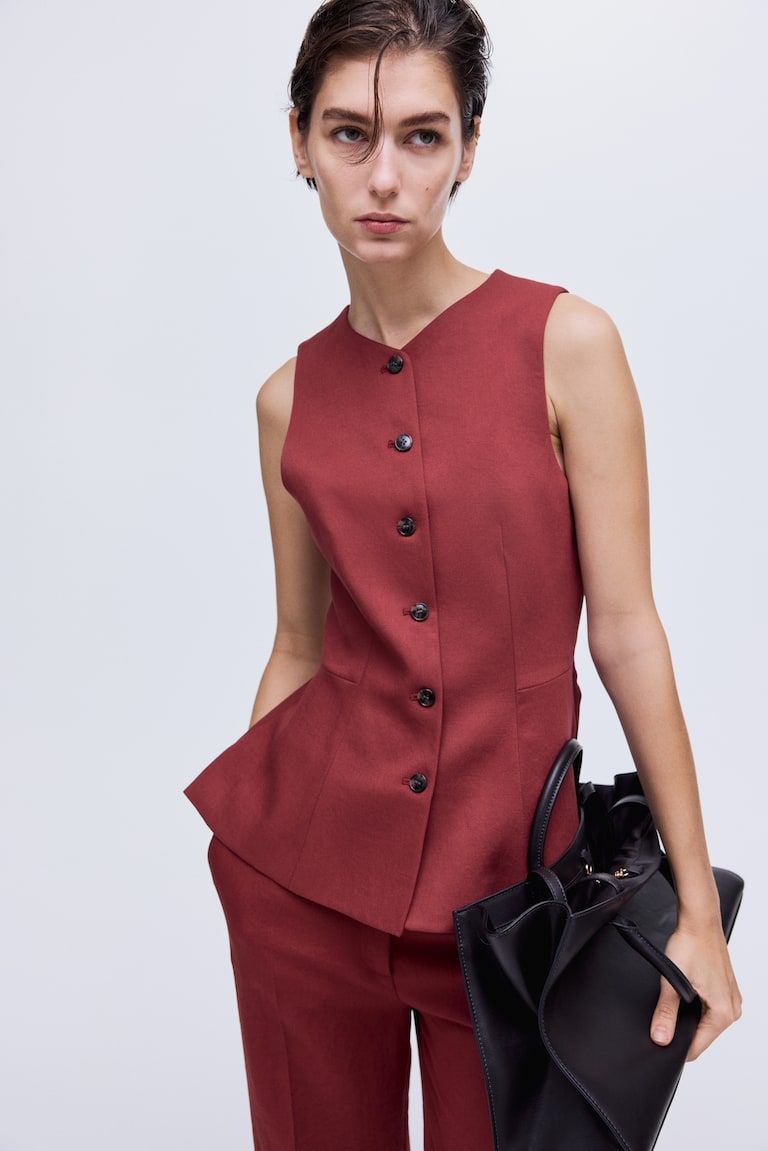 Peplum Vest