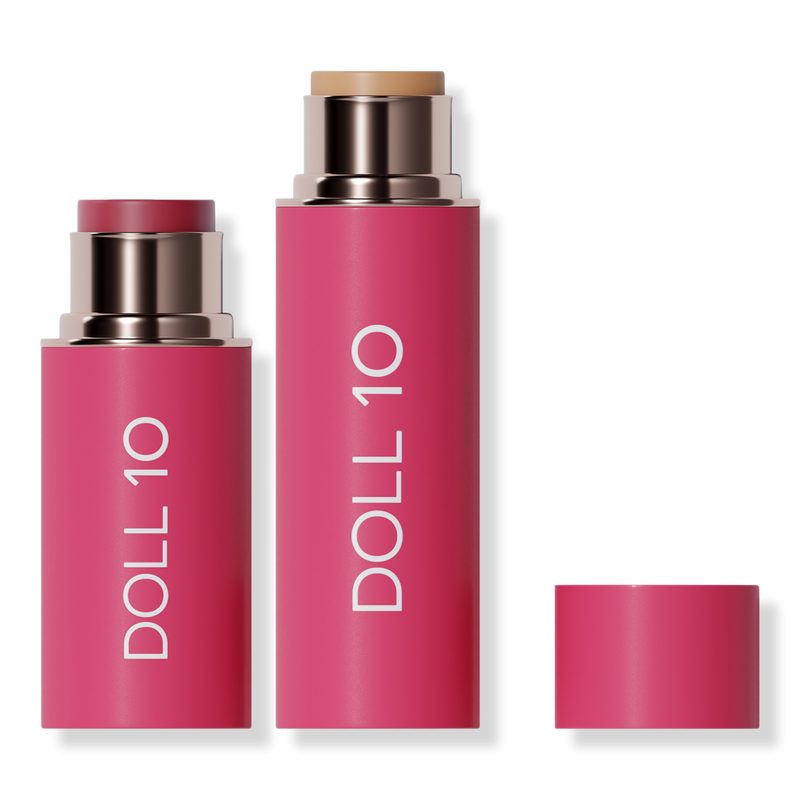 Peptide Power Couple Blur Stick Foundation and Blush Duo - Tan