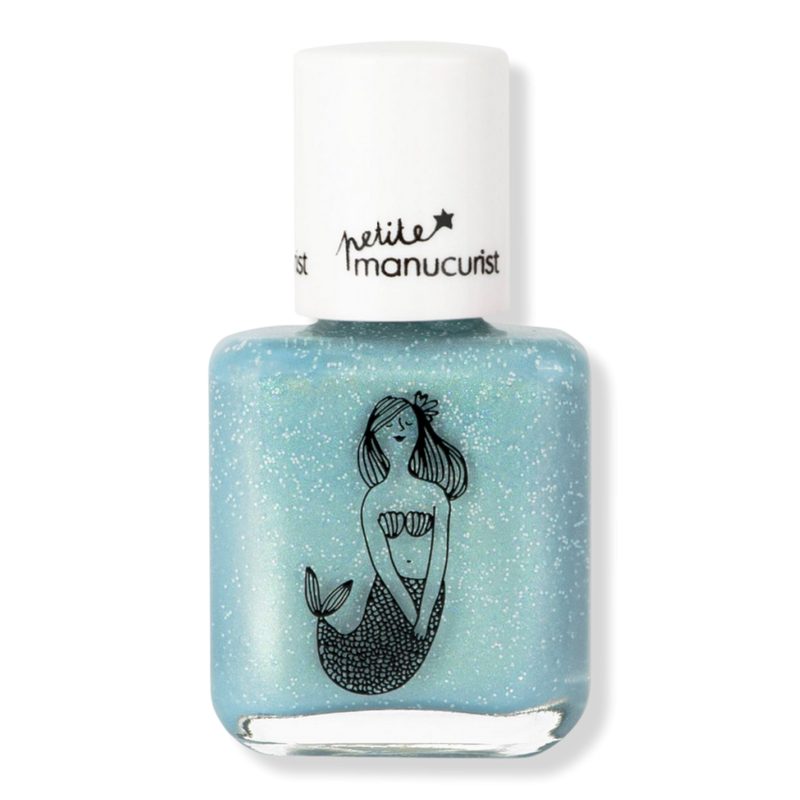 Petite Kids Nail Polish, Washable & Kid-Friendly - Bonnie the Mermaid (a blue glitter)