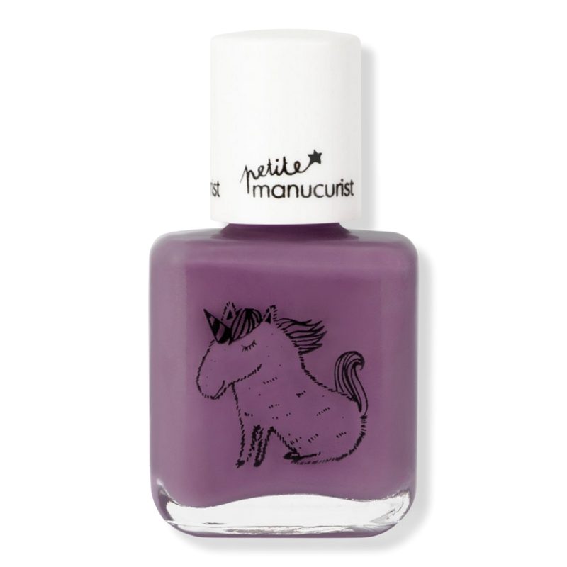 Petite Kids Nail Polish, Washable & Kid-Friendly - Lily the Unicorn (a purple )