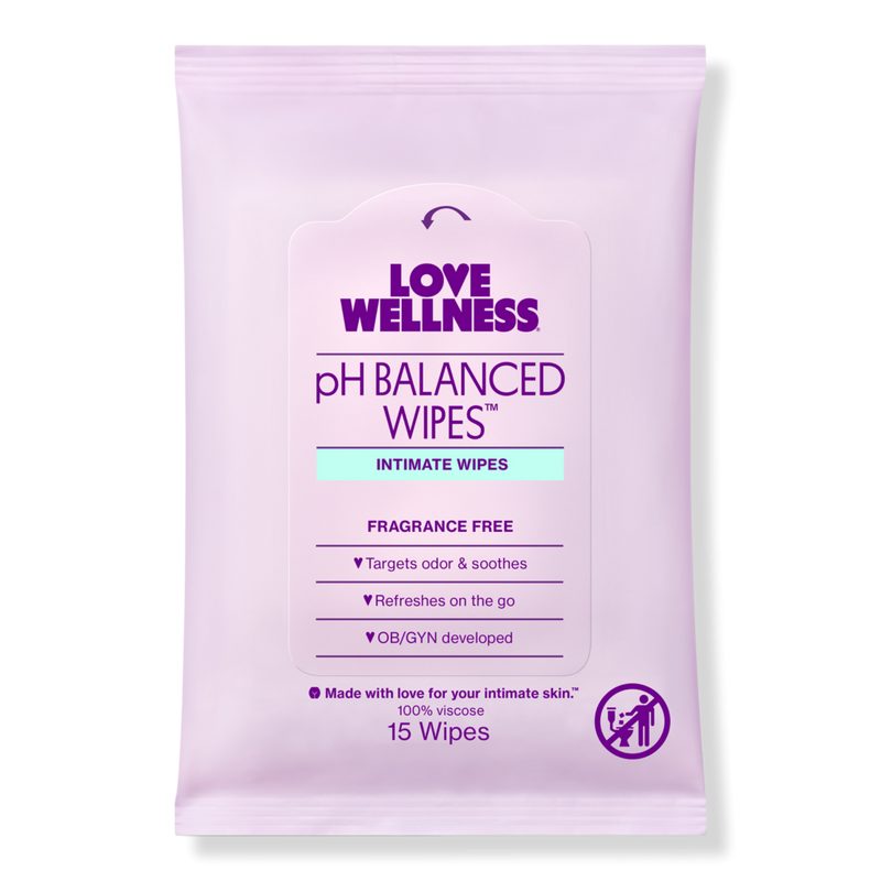 pH Balanced Wipes: Vulva Wipes - 15 ct