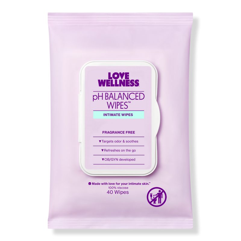 pH Balanced Wipes: Vulva Wipes - 40 ct