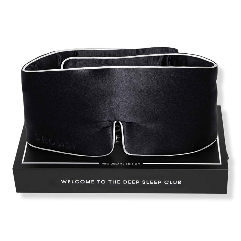 Pipe Dreams Silk Sleep Mask - Black Jade