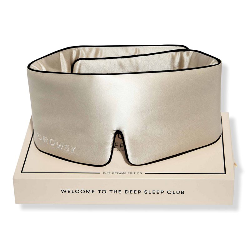 Pipe Dreams Silk Sleep Mask - Dusty Gold