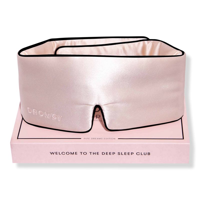 Pipe Dreams Silk Sleep Mask - Sunset Pink