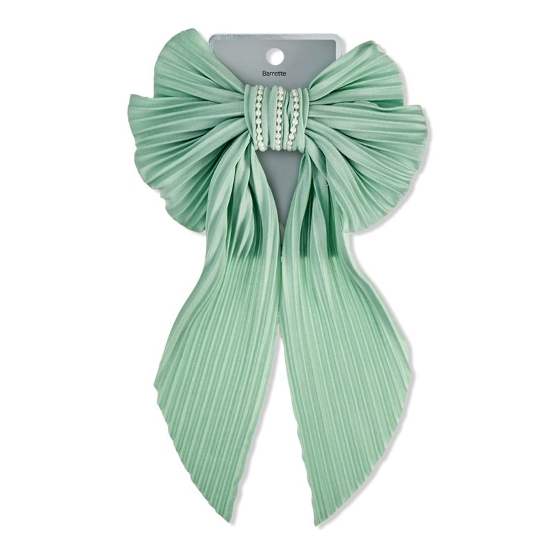 Pleated Bow Barrette