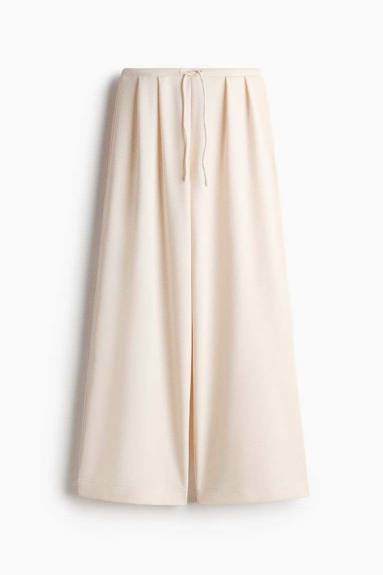 Pleated Drawstring Pants