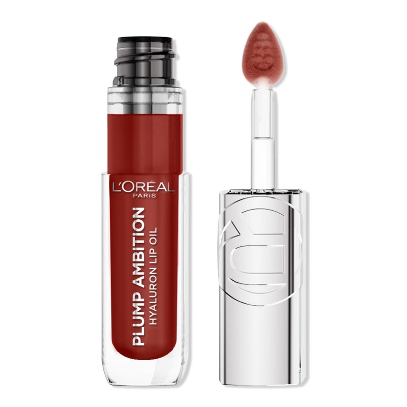 Plump Ambition Hyaluron Lip Oil 24HR Care with Hyaluronic Acid - Wine O'Clock 485