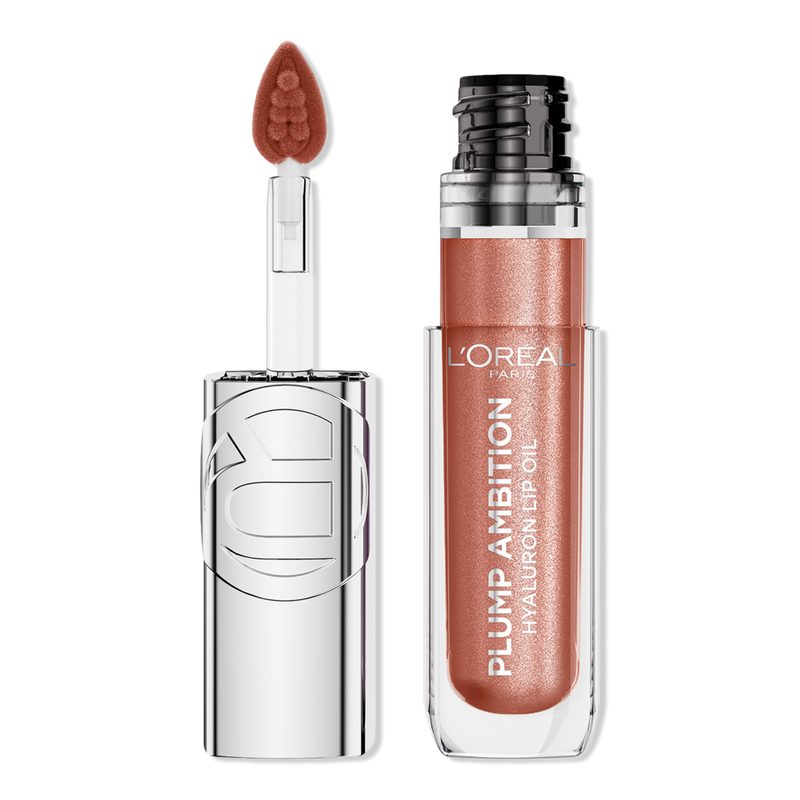 Plump Ambition Hyaluron Lip Oil Shimmer - Peach Lights