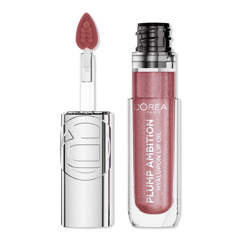 Plump Ambition Hyaluron Lip Oil Shimmer - Rosewood Lights