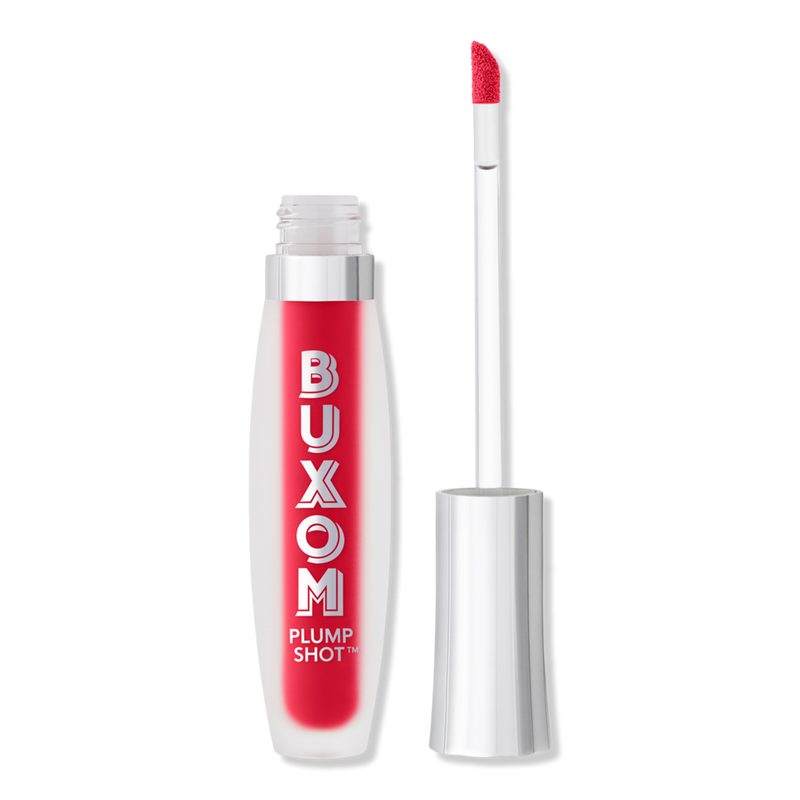 Plump Shot Plumping and Smoothing Lip Serum Gloss with Peptides and Hyaluronic Acid - Cherry Pop