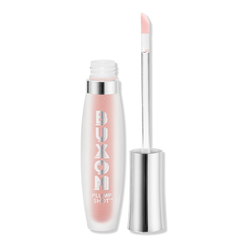 Plump Shot Plumping and Smoothing Lip Serum Gloss with Peptides and Hyaluronic Acid - Flush