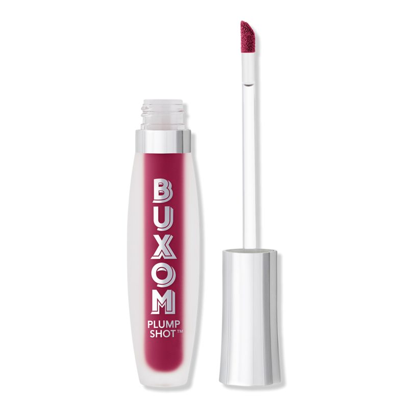 Plump Shot Plumping and Smoothing Lip Serum Gloss with Peptides and Hyaluronic Acid - Fuschia You