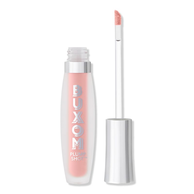 Plump Shot Plumping and Smoothing Lip Serum Gloss with Peptides and Hyaluronic Acid - Soft Blush