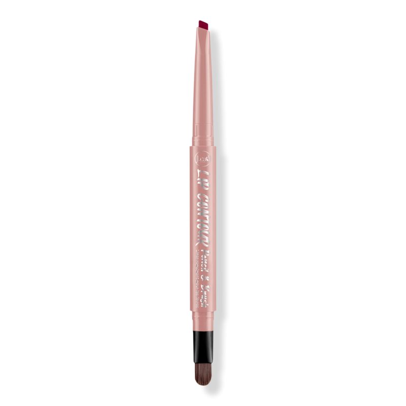 Plumping Lip Contour Pencil & Brush - Deep Brick Red