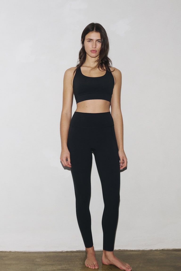 Pocket-Detail Sports Leggings with SoftMove™