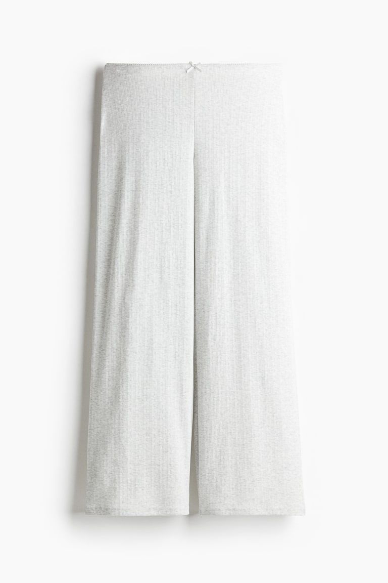 Pointelle Jersey Pants