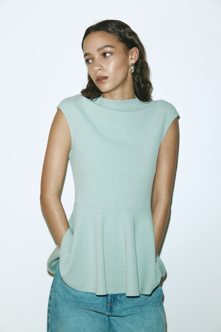 Ponte Peplum Top