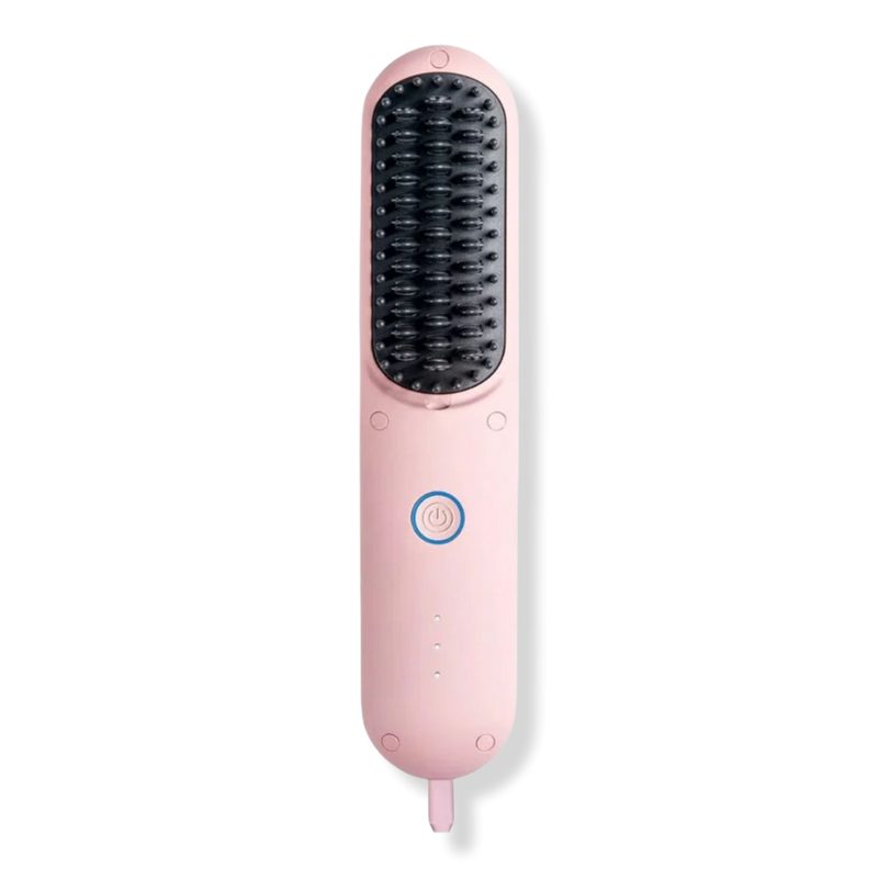 Porta Portable Hair Straightening Brush - Pink