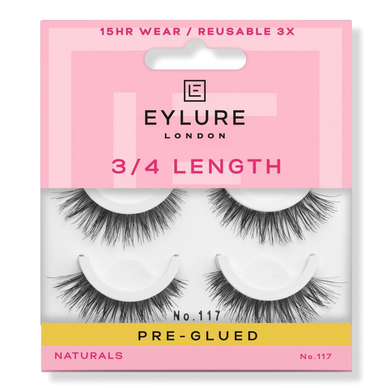 Pre-Glued Light & Wispy No. 117 Eyelashes Twin Pack