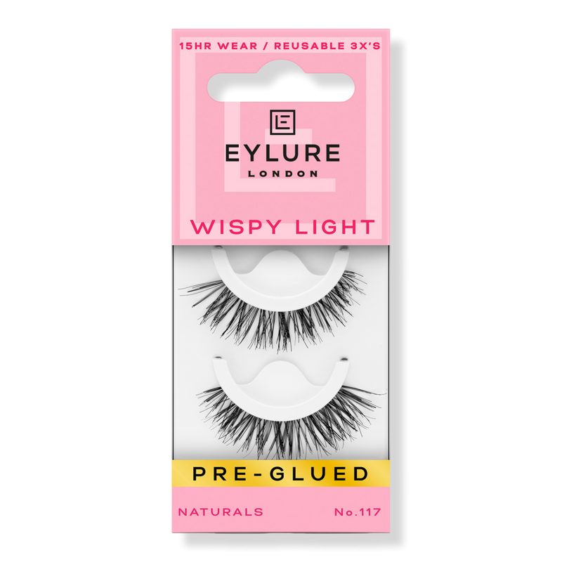 Pre-Glued Wispy Light No. 117 Eyelashes