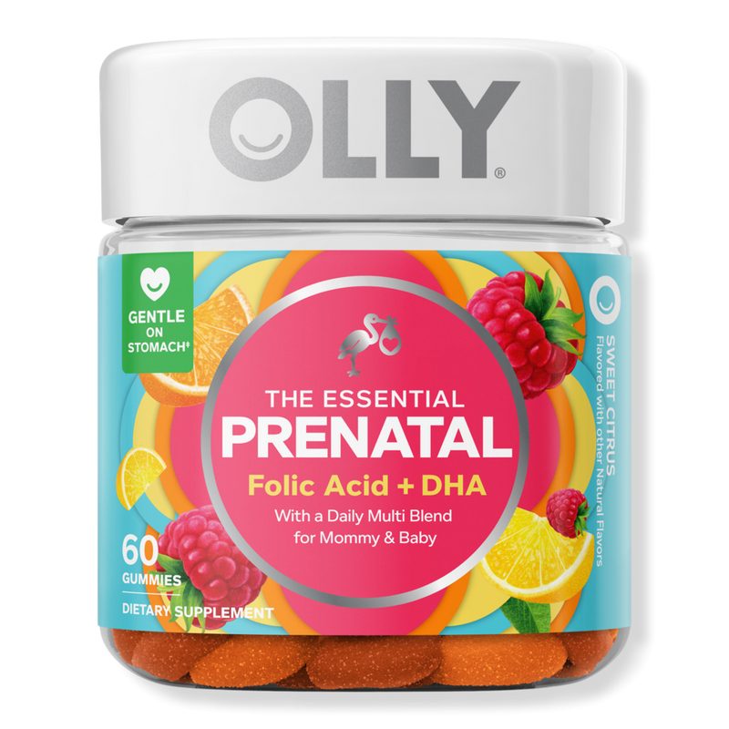 Prenatal Multivitamin Gummy Supplement with Folic Acid
