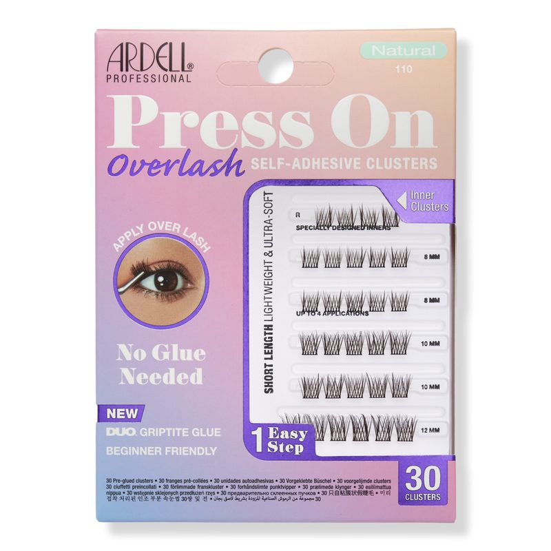 Press On Overlash Self-Adhesive Clusters - 110