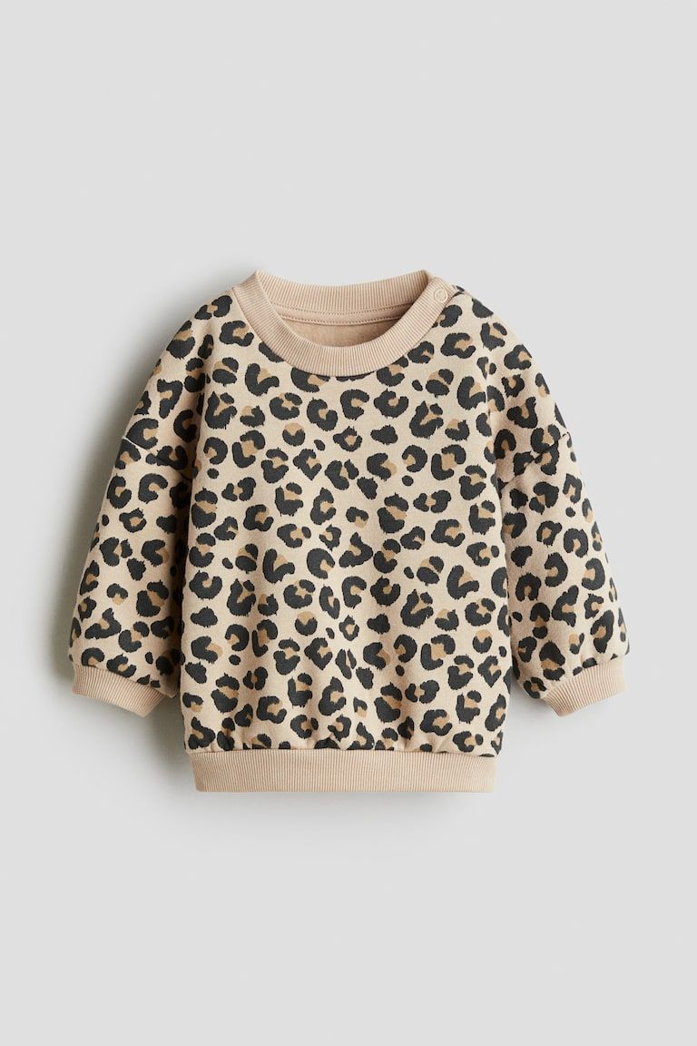 Printed Brushed-Inside Sweatshirt