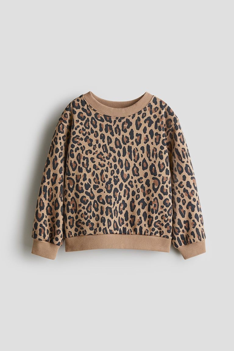 Printed Brushed-Inside Sweatshirt