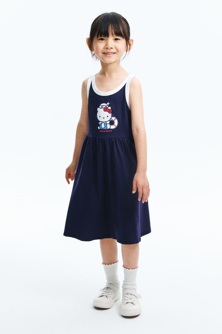 Printed Cotton Dress