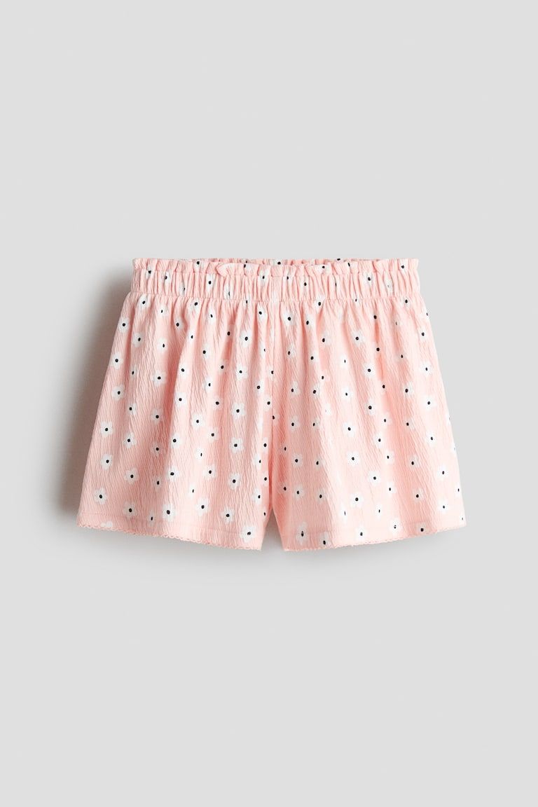 Printed Cotton Jersey Shorts
