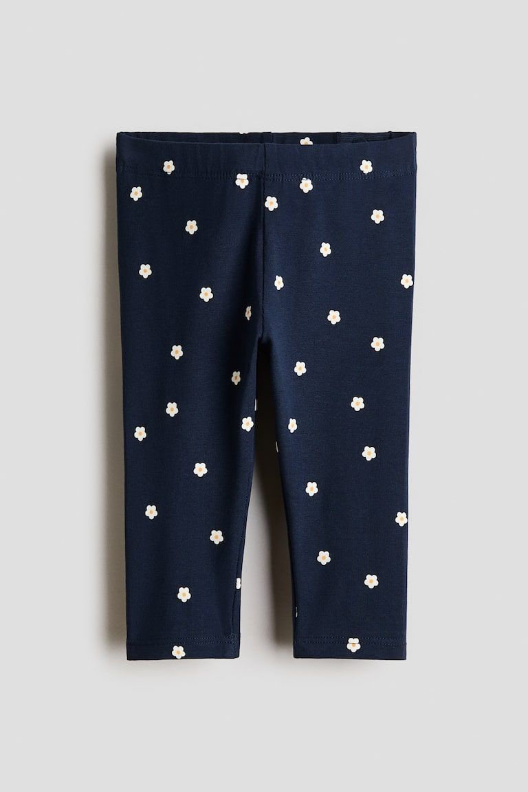 Printed Cotton Leggings