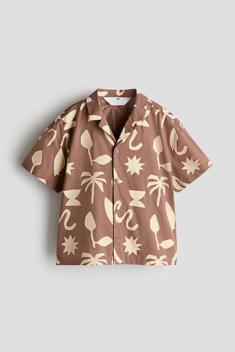 Printed Cotton Resort Shirt