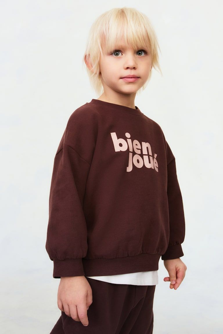 Printed Cotton Sweatshirt