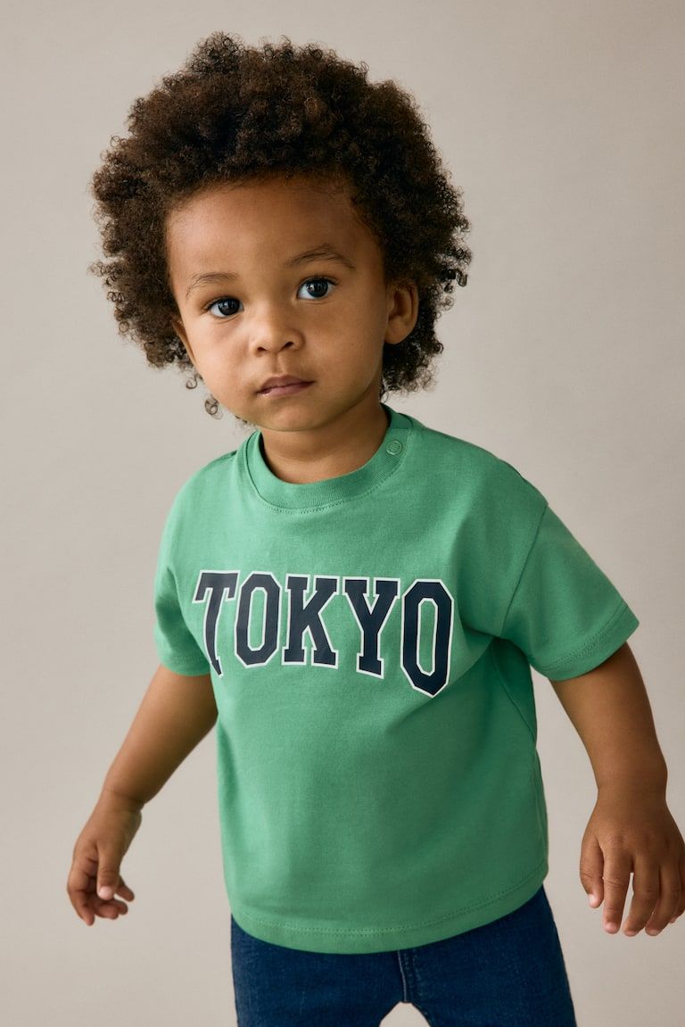 Printed Cotton T-Shirt